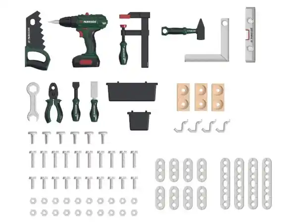 Bild 3 von lupilu® Spielküche / Werkbank, 35-teilig / 77-teilig