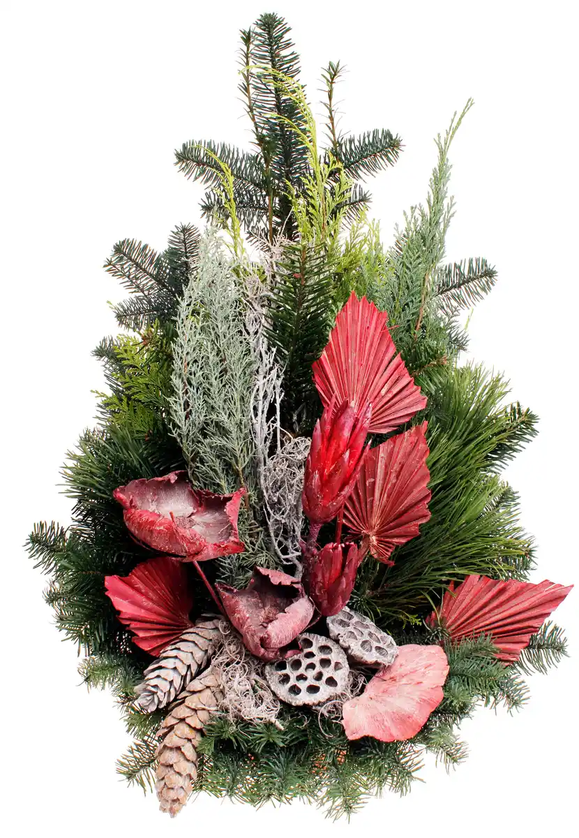 Bild 1 von Nobilis Schale rot-weiß dekoriert