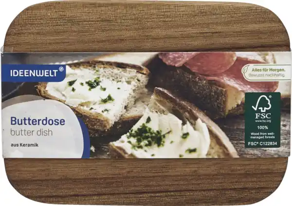 Bild 2 von IDEENWELT Keramik-Butterdose