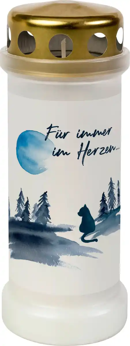 Bild 1 von Bolsius Dauerbrenner Nr. 6 Katze weiß, Höhe: 17,3 cm