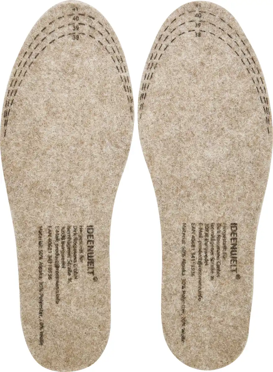 Bild 1 von IDEENWELT Alpaka-Einlegesohle Größe 38-41