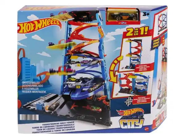 Bild 3 von Hot Wheels City Transforming Race Tower / Action Figure-8 Jump