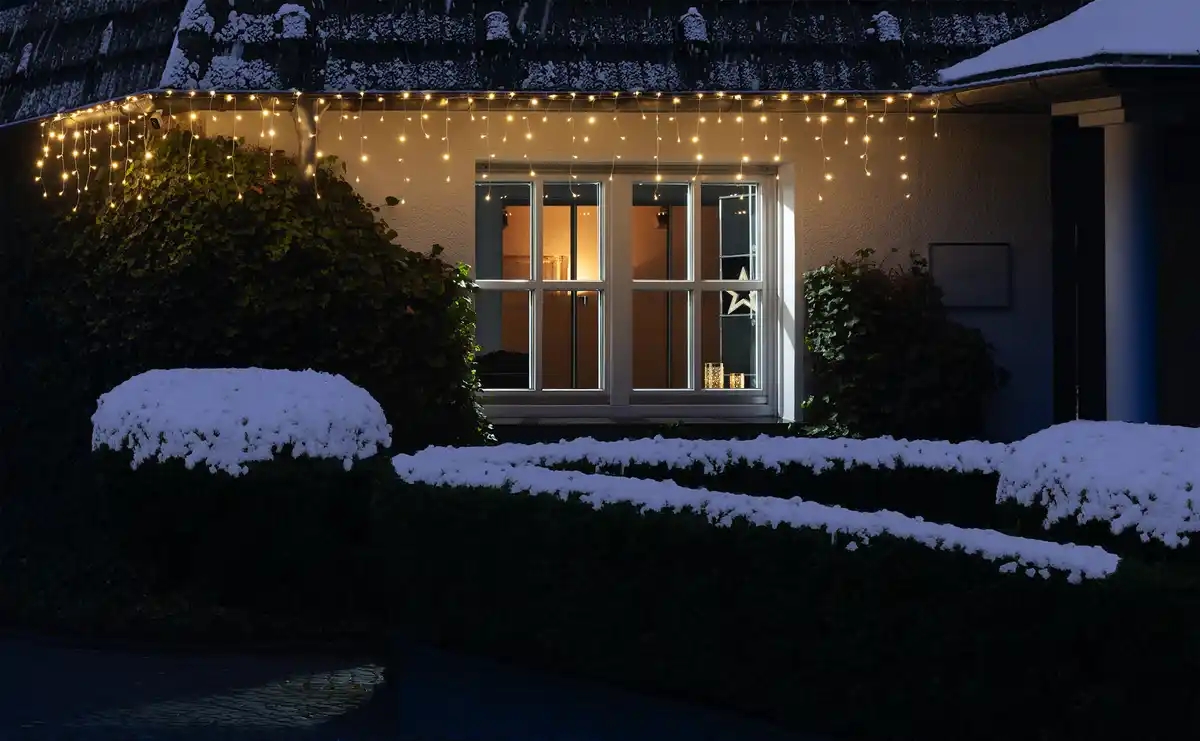 Bild 1 von IDEENWELT LED-Eisregen-Lichterkette