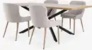 Bild 1 von NORTOFT L200 Tisch eiche warm + 4 BELLINGE Stühle sand
