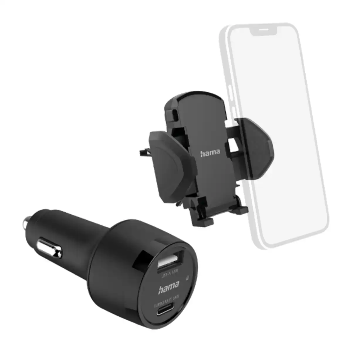 Bild 1 von HAMA Handyhalterung / Lade-Kabel / -Gerät