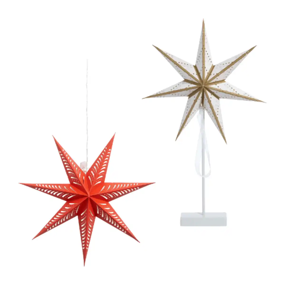 Bild 1 von HOME CREATION LED-Papier-Weihnachtsstern