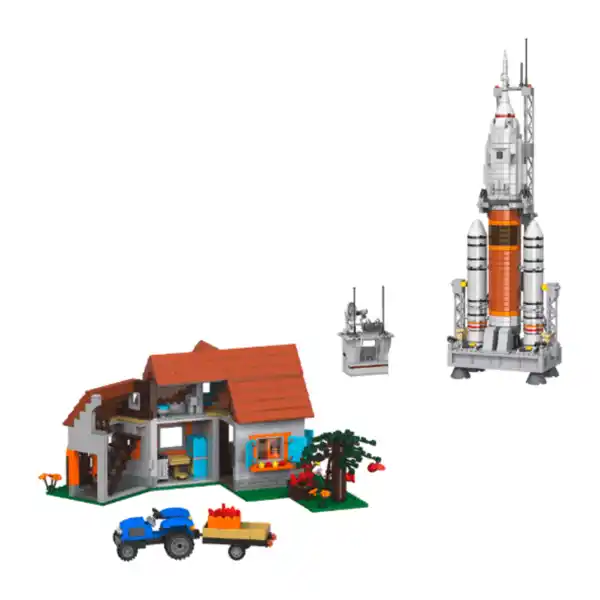 Bild 1 von TOYLINO Klemmbausteine-Set