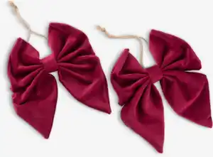 Schleife NABBI bordeaux 2Stk/Pck