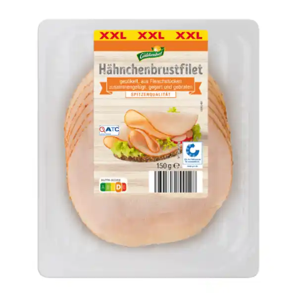 Bild 2 von GÜLDENHOF Geflügelbrust-Aufschnitt XXL 150g