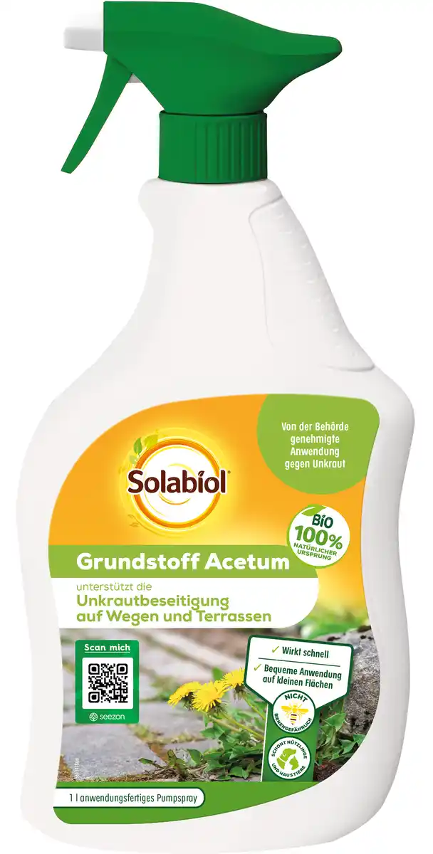 Bild 1 von Solabiol Unkrautfrei Grundstoff Acetum Spray 1 L