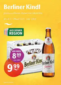 Berliner Kindl Jubiläums Pilsener, Radler oder Alkoholfrei