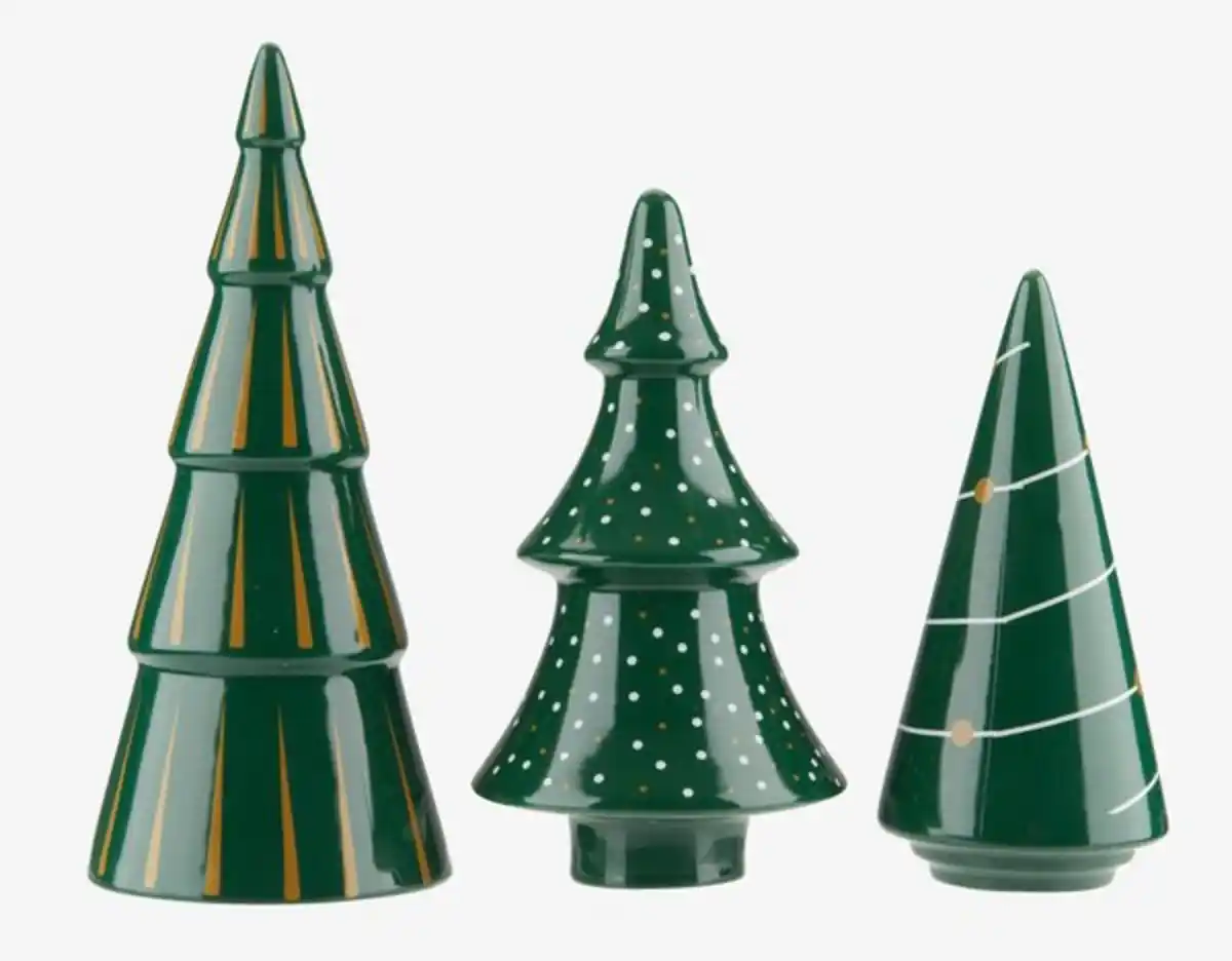 Bild 1 von Dekoration Baum SLEIPNER grün 3Stk/Pck