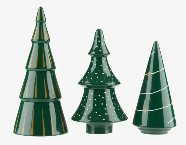 Bild 1 von Dekoration Baum SLEIPNER grün 3Stk/Pck
