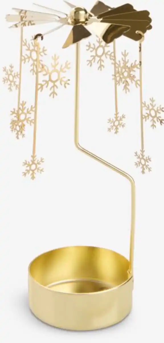 Bild 1 von Teelichhalter SNEFNUG H14cm gold