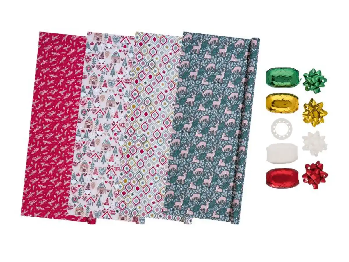 Bild 2 von crelando® Geschenkpapier-Set,  10 m