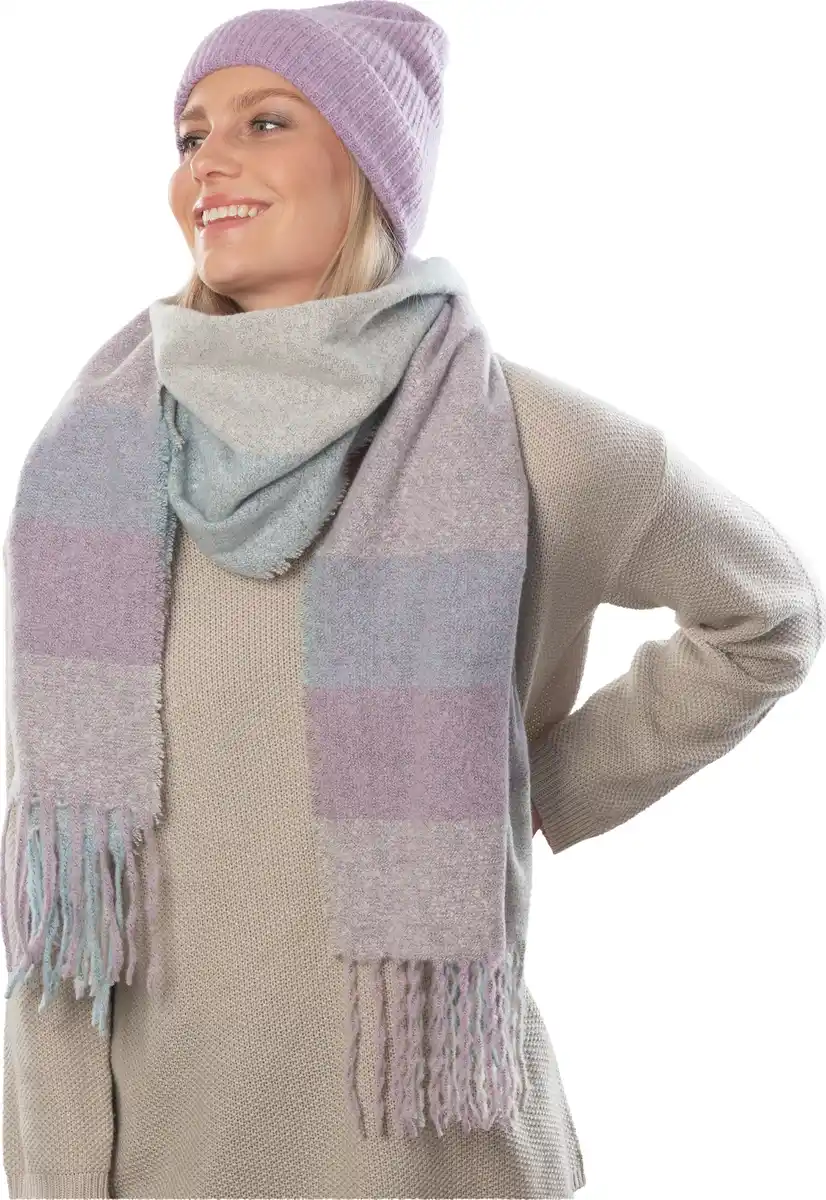 Bild 1 von IDEENWELT Schal lavendel-hellblau