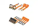 Bild 1 von ULTIMATE SPEED® Schwerlast-Ratschenspanngurte-Set, 2-teilig / Ratschenspanngurte-Set, 4-teilig,  4 m