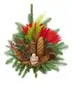 Bild 1 von Grabschale mit Engel natur-rot H 50 x B 45 cm