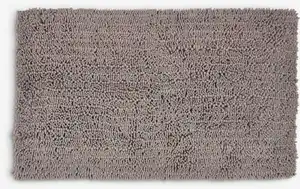 Badematte ROSVIK 70x120 Chenille grau