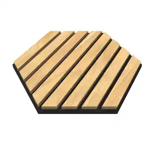 DEAL Wandpaneel, Hexagon, 5er Pack, BxLxS: 26 x 30 x 1,8 cm, MDF