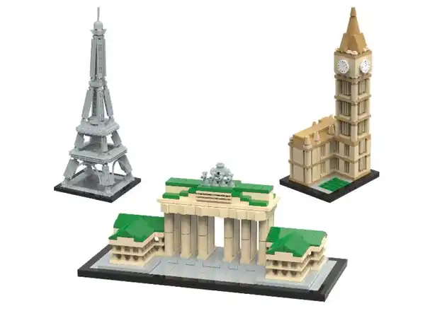 Bild 1 von lupilu® Brandenburger Tor / Eiffelturm / Big Ben