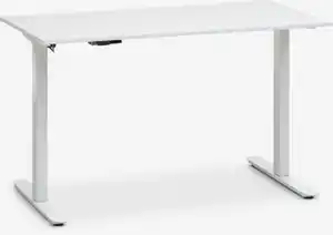 Höhenverstellbarer Schreibtisch SVANEKE 60x120 weiß