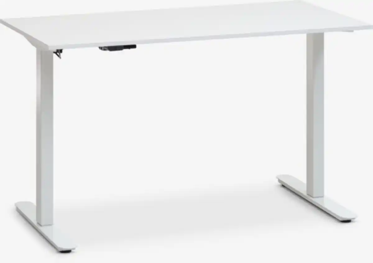 Bild 1 von Höhenverstellbarer Schreibtisch SVANEKE 60x120 weiß