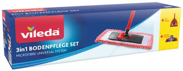 Bild 1 von Vileda Kehrgarnitur 3in1 Bodenpflege-Set