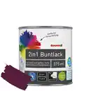 Bild 1 von toom 2in1 Buntlack merlotfarben seidenmatt 375 ml