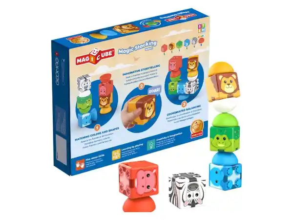 Bild 3 von Geomag Magnet-Set »Magicube Blocks - Safari«