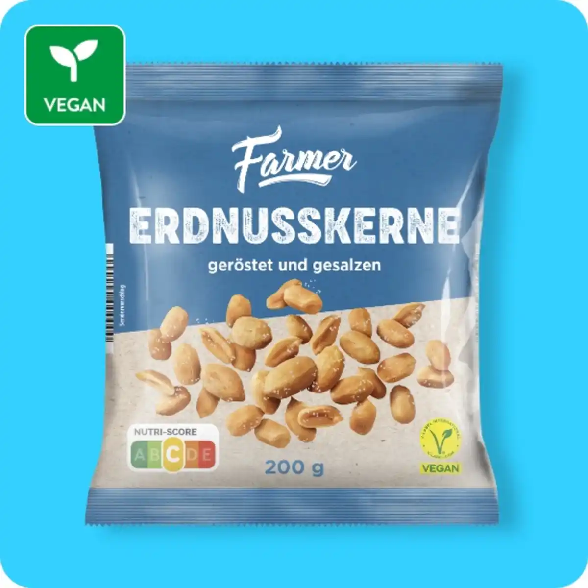 Bild 1 von FARMER Erdnusskerne, Geröstet & gesalzen