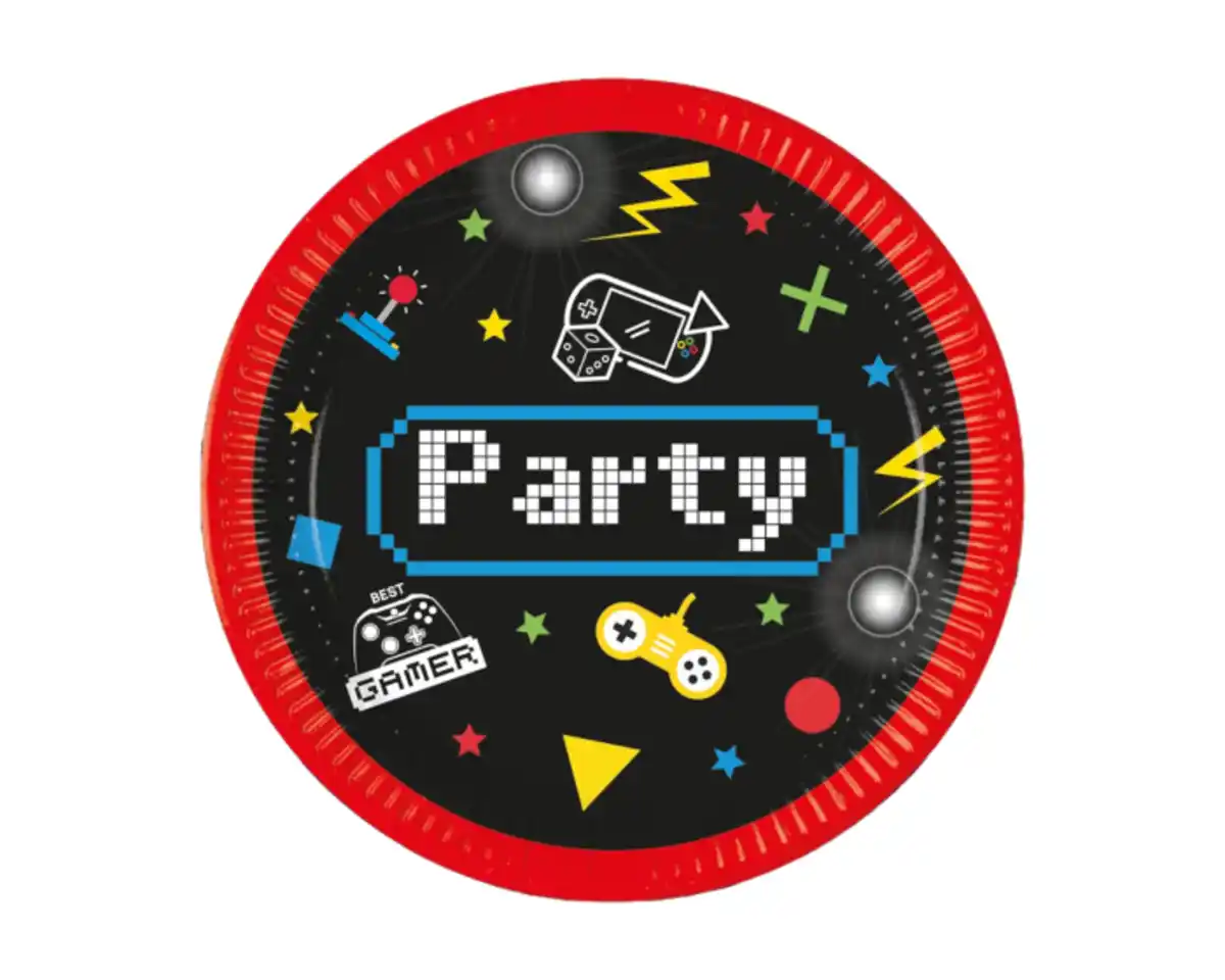 Bild 1 von Pappteller 8er D=23cm Gaming