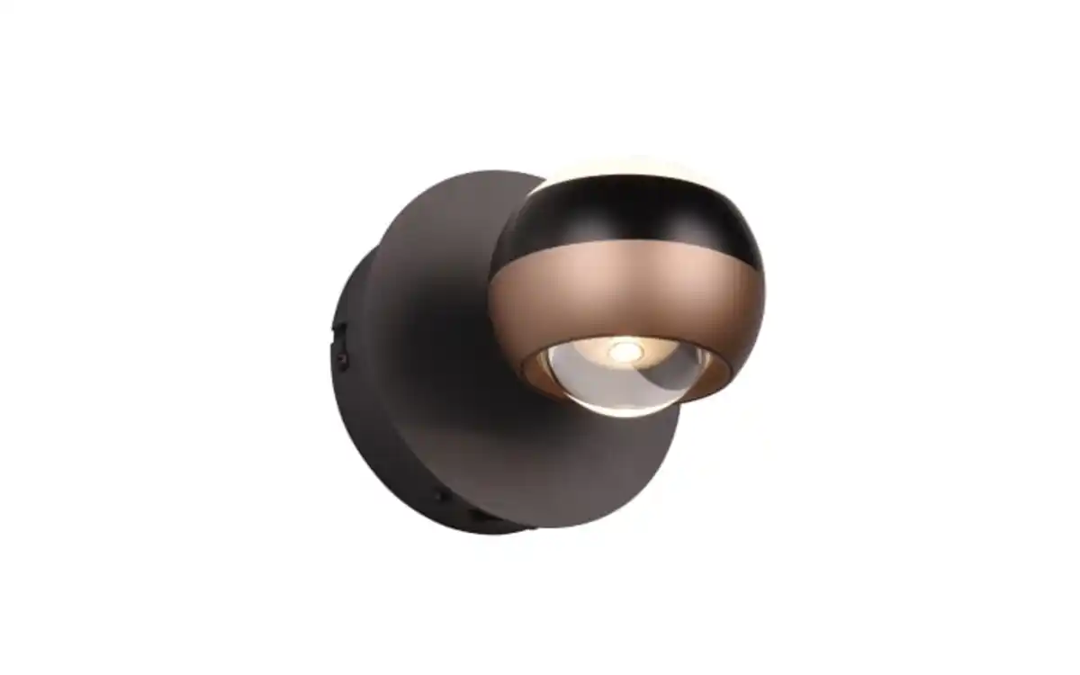 Bild 2 von LED-Wandleuchte Orbit, schwarz/coffee, 1-flammig, 13,5 cm, inkl. Dimmfunktion