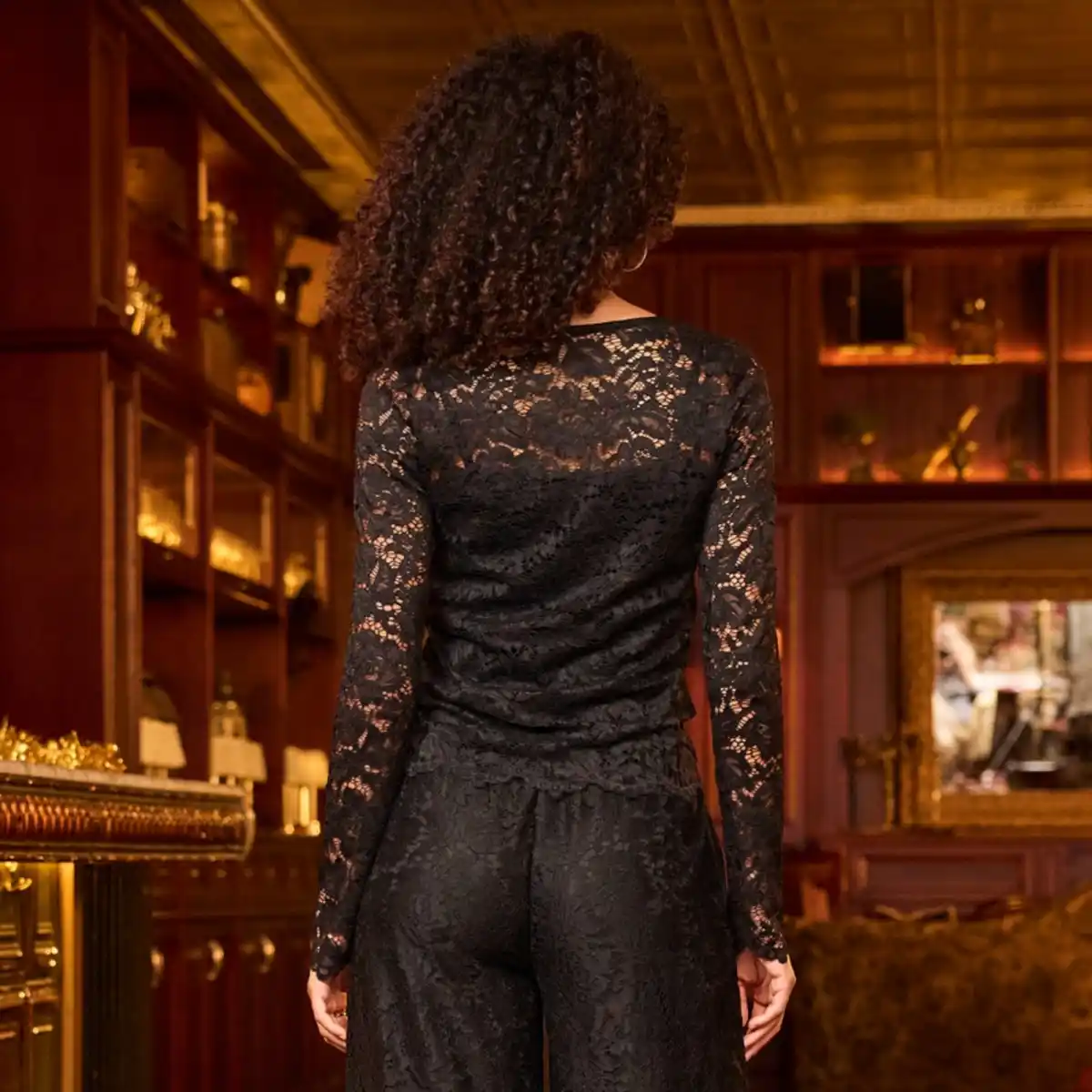 Bild 4 von Damen-Langarmshirt mit Rundhalsausschnitt