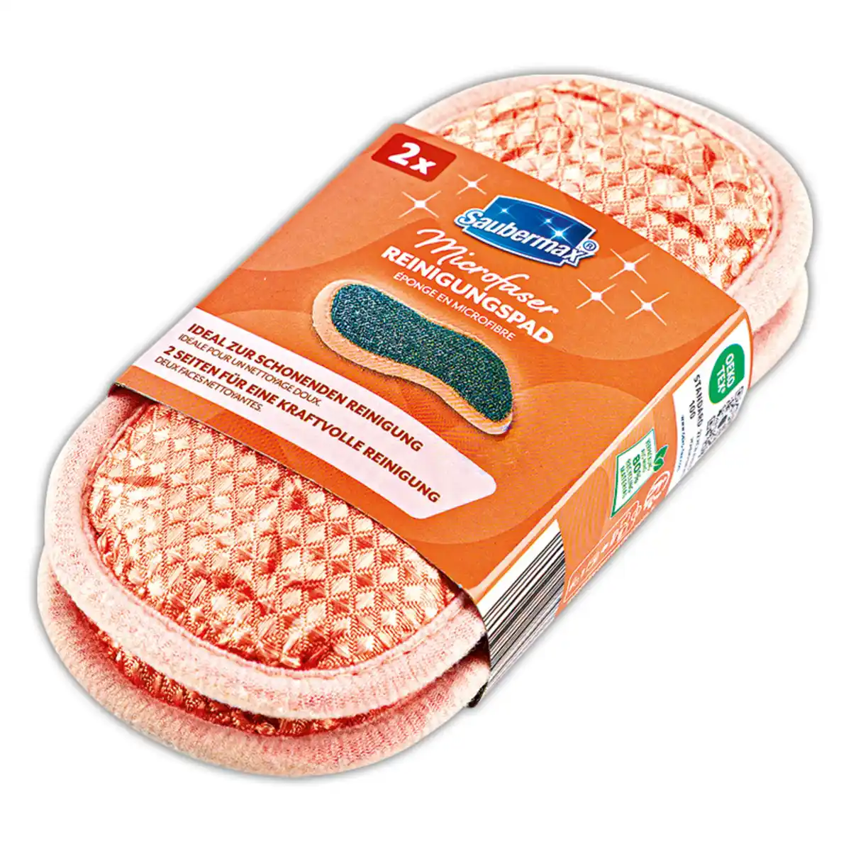 Bild 2 von Saubermax Bunte Microfaser Spezialschwämme