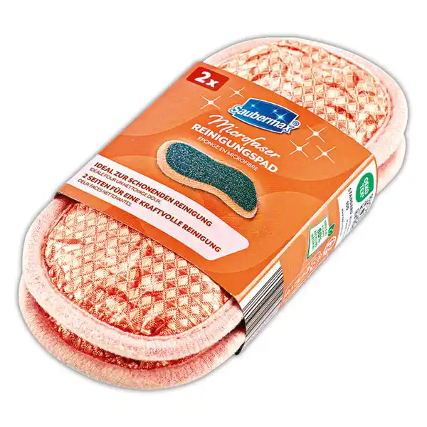 Bild 2 von Saubermax Bunte Microfaser Spezialschwämme