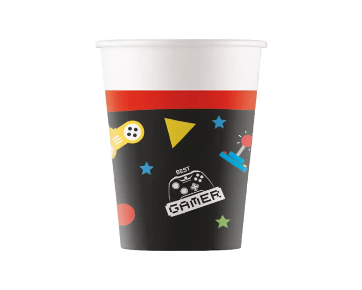 Bild 1 von Pappbecher 8er 0,2l Gaming