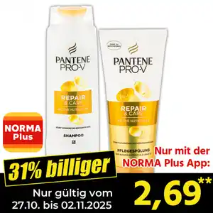 Pantene Repair & Care / Volumen Pur / Glatt & Seidig