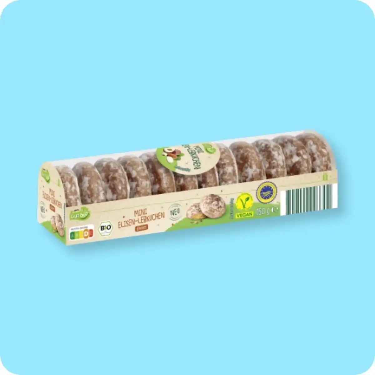 Bild 1 von GUT BIO Bio-Mini-Elisenlebkuchen⁵, Glasiert oder Schokoliert