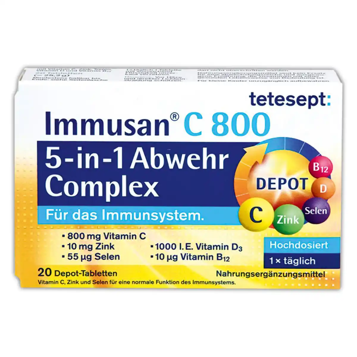 Bild 1 von Tetesept Immusan C 800