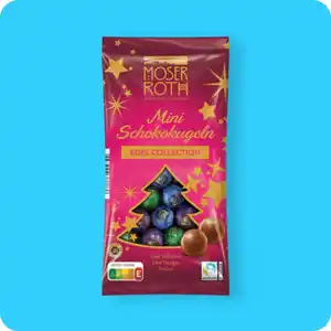 MOSER ROTH Feine Schokoladen-Kugeln oder Mini-Schokokugeln, Verschiedene Sorten