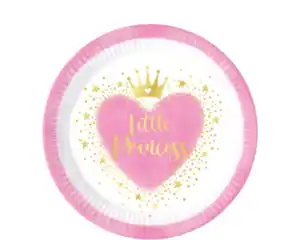 Pappteller 8er D=23cm Little Princess