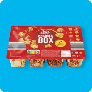 SUNSNACKS Knabber-Box, Enthält 8 verschiedene Sorten