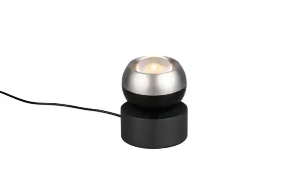 Bild 1 von LED-Tischleuchte Orbit, schwarz/nickel, 1-flammig, 14 cm, inkl. Dimmfunktion