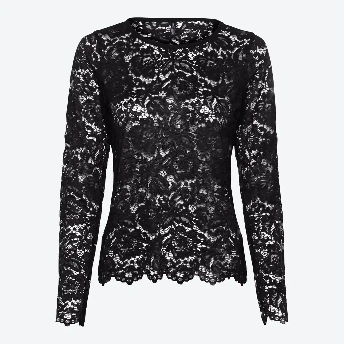 Bild 3 von Damen-Langarmshirt mit Rundhalsausschnitt