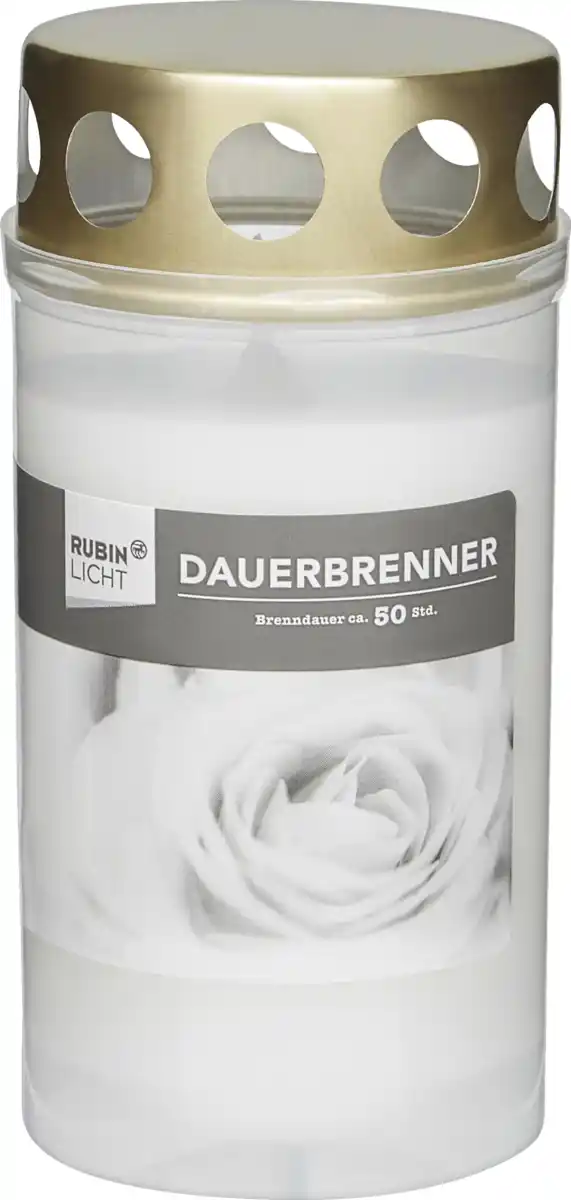 Bild 1 von RUBIN LICHT Dauerbrenner mit Deckel weiss