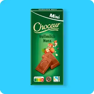 CHOCEUR Mini-Tafeln, Verschiedene Sorten