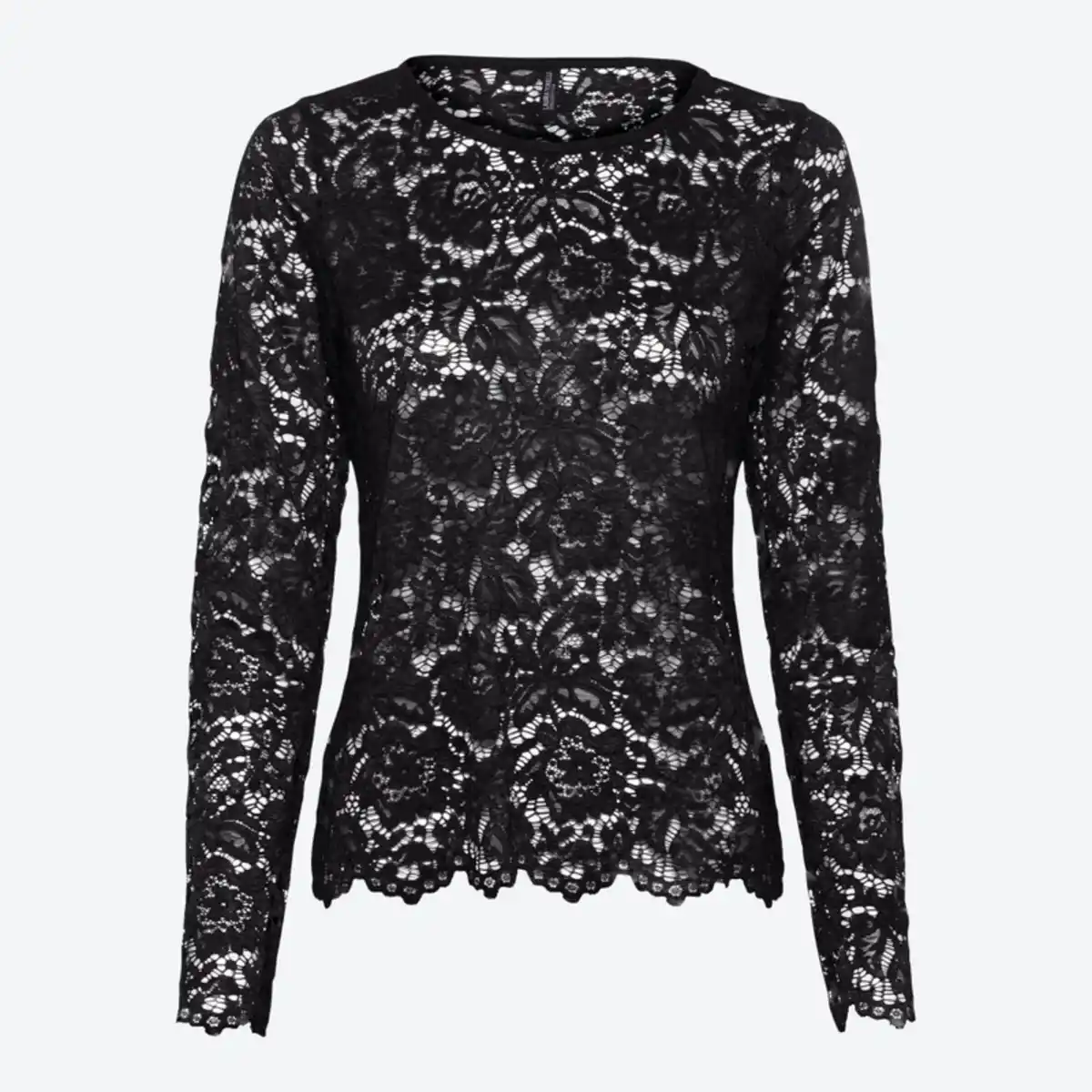 Bild 2 von Damen-Langarmshirt mit Rundhalsausschnitt