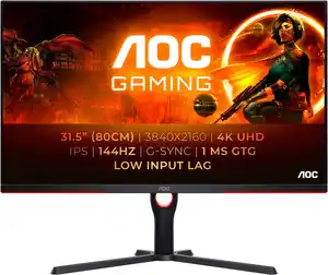 U32G3X/BK 80 cm (32") Gaming Monitor schwarz/rot