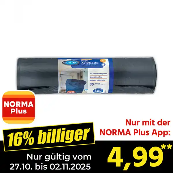 Bild 1 von Multitec Profi-Abfallsäcke